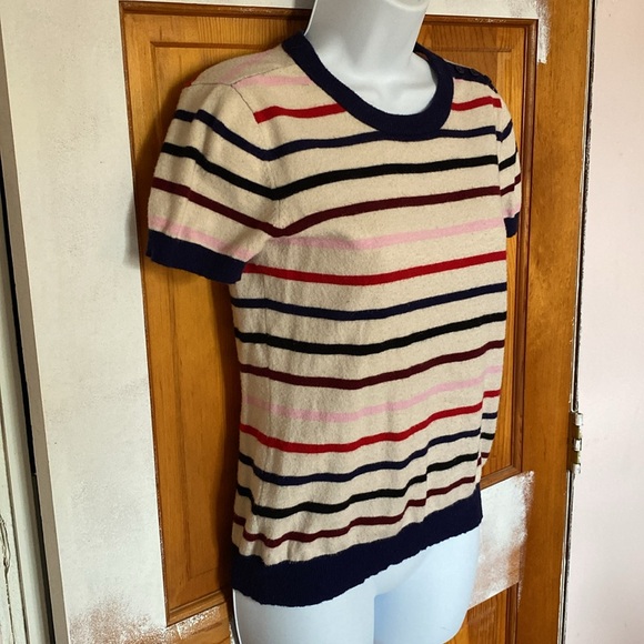 LAST DAY - Modcloth Cream Ringer Tee - Size S - Picture 2 of 9